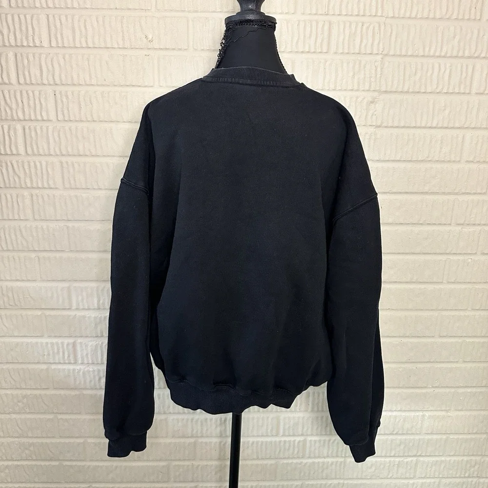 AYBL Women's Black Everyday Relaxed Crewneck Sweatshirt Size L Athletic  Basic